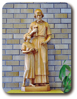 聖ヨセフと幼きイエス像